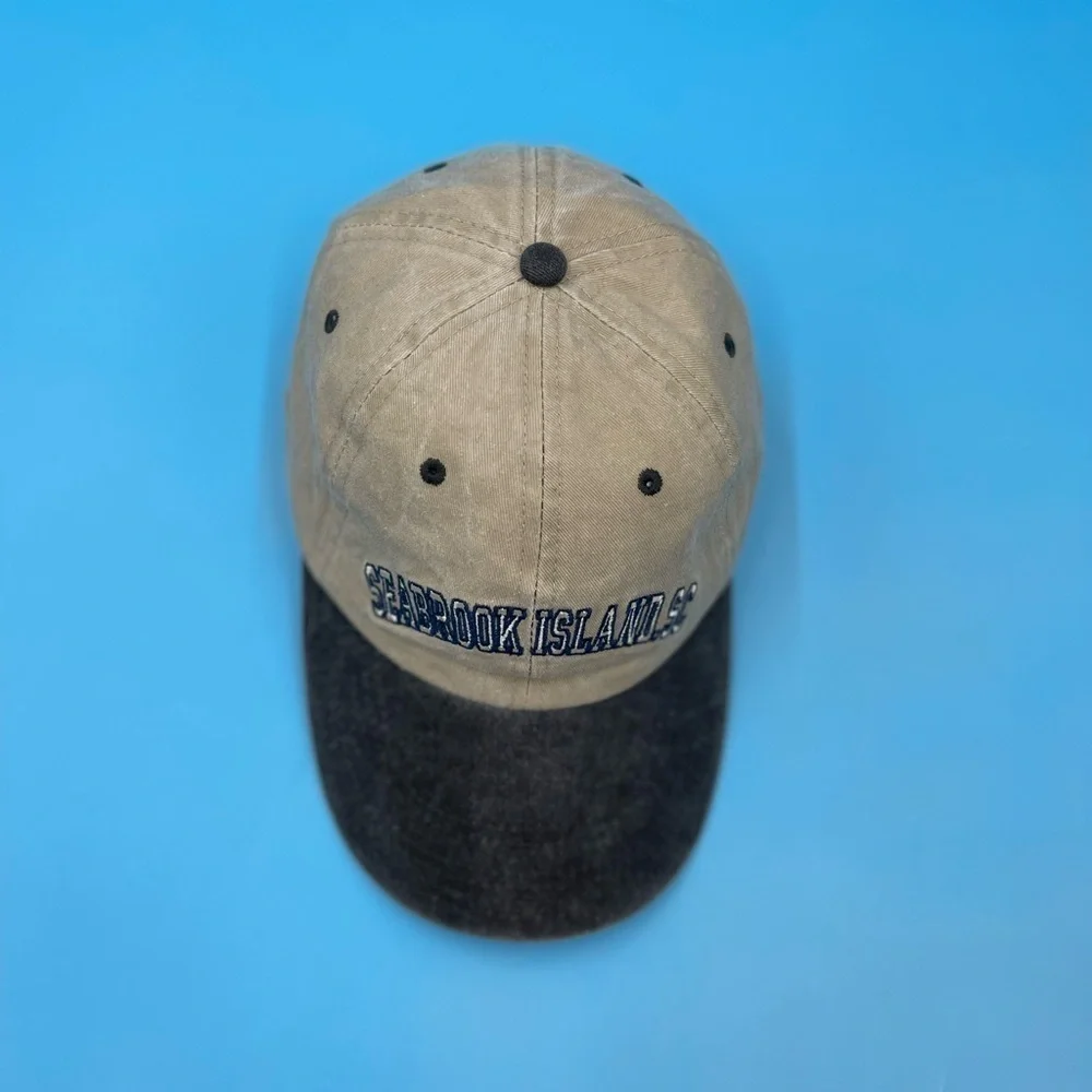 Vintage Embroidered Seabrook Island SC Hat